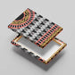 Cameroon Canvas Wall Art Toghu Traditional Pattern