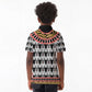 Cameroon Kid Polo Shirt Toghu Traditional Pattern