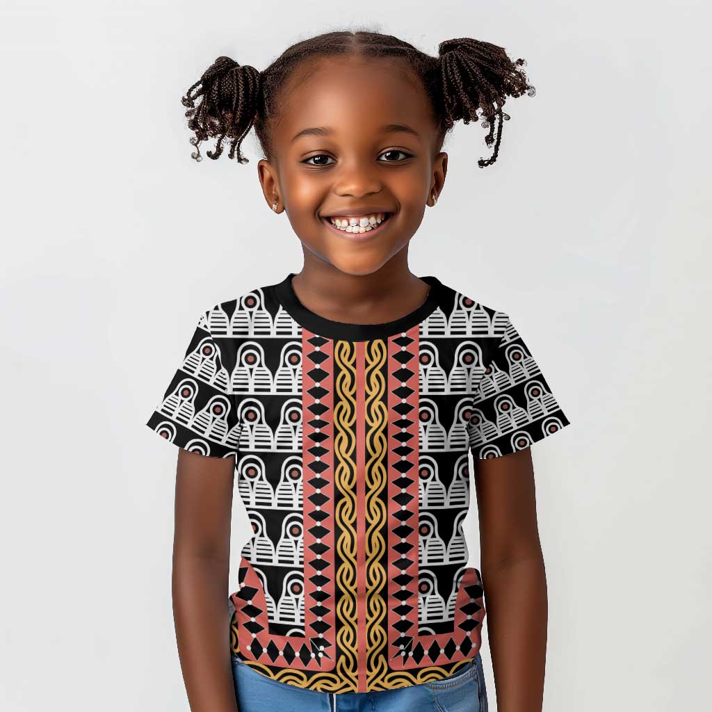Cameroon Kid T shirt Toghu Traditional Pattern