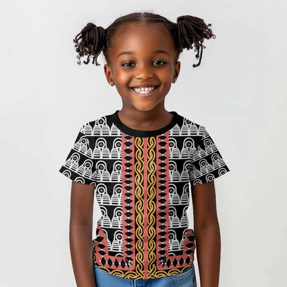 Cameroon Kid T shirt Toghu Traditional Pattern