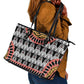 Cameroon Leather Tote Bag Toghu Traditional Pattern