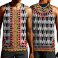 Cameroon Men Tank Top Toghu Traditional Pattern