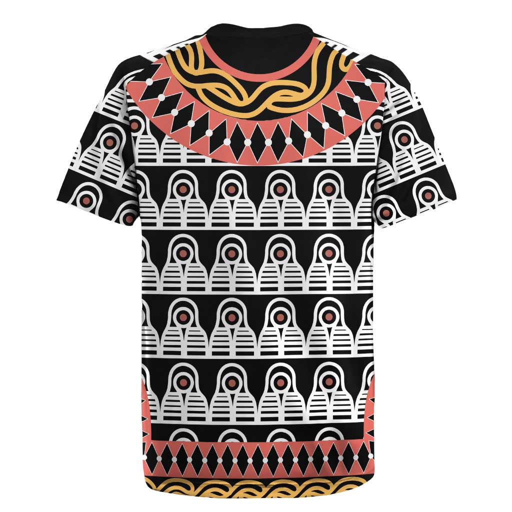 Cameroon Rugby Jersey Toghu Traditional Pattern