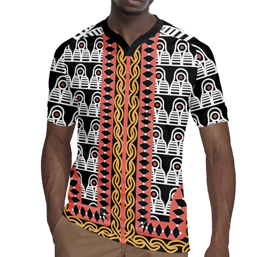 Cameroon Rugby Jersey Toghu Traditional Pattern