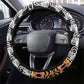 Cameroon Steering Wheel Cover Toghu Traditional Pattern
