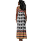 Cameroon Tank Maxi Dress Toghu Traditional Pattern