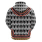 Cameroon Zip Hoodie Toghu Traditional Pattern