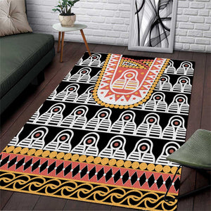 Cameroon Traditional Toghu Pattern Area Rug