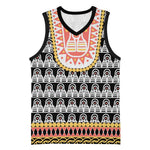 Cameroon Traditional Toghu Pattern Basketball Jersey LT15