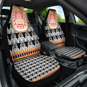 Cameroon Traditional Toghu Pattern Car Seat Cover