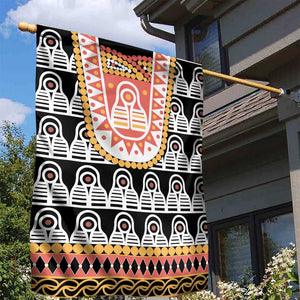 Cameroon Traditional Toghu Pattern Garden Flag