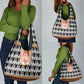 Cameroon Traditional Toghu Pattern Grocery Bag