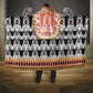 Cameroon Traditional Toghu Pattern Hooded Blanket