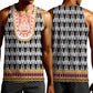 Cameroon Traditional Toghu Pattern Men Tank Top