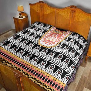 Cameroon Traditional Toghu Pattern Quilt