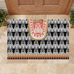 Cameroon Traditional Toghu Pattern Rubber Doormat