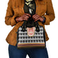 Cameroon Traditional Toghu Pattern Shoulder Handbag