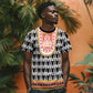 Cameroon Traditional Toghu Pattern T shirt