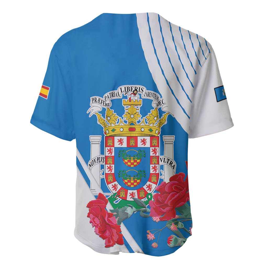 Melilla Spain Baseball Jersey Coat Of Arms With Map
