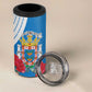 Melilla Spain 4 in 1 Can Cooler Tumbler Coat Of Arms With Map