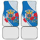 Melilla Spain Car Mats Coat Of Arms With Map
