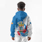 Melilla Spain Kid Hoodie Coat Of Arms With Map