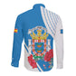 Melilla Spain Long Sleeve Button Shirt Coat Of Arms With Map