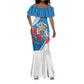 Melilla Spain Mermaid Dress Coat Of Arms With Map