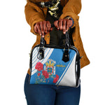Melilla Spain Shoulder Handbag Coat Of Arms With Map