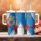 Melilla Spain Tumbler With Handle Coat Of Arms With Map