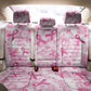 Pink Ribbon With Tie Dye Back Car Seat Cover Breast Cancer Awareness - African Pride