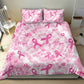 Pink Ribbon With Tie Dye Bedding Set Breast Cancer Awareness - African Pride