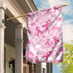 Pink Ribbon With Tie Dye Garden Flag Breast Cancer Awareness - African Pride