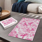Breast Cancer Awareness Pink Ribbon Puzzle Tie Dye Style