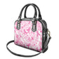 Pink Ribbon With Tie Dye Shoulder Handbag Breast Cancer Awareness - African Pride