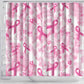 Pink Ribbon With Tie Dye Shower Curtain Breast Cancer Awareness - African Pride