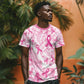 Pink Ribbon With Tie Dye T shirt Breast Cancer Awareness - African Pride