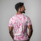Pink Ribbon With Tie Dye T shirt Breast Cancer Awareness - African Pride