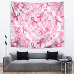 Pink Ribbon With Tie Dye Tapestry Breast Cancer Awareness - African Pride