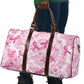 Breast Cancer Awareness Pink Ribbon Travel Bag Tie Dye Style