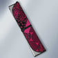 Breast Cancer Awareness Auto Sun Shade Party Like A Survivor - Pink African Pattern