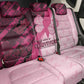Breast Cancer Awareness Back Car Seat Cover Think Pink - African Pattern - African Pride