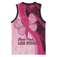 Breast Cancer Awareness Basketball Jersey Think Pink - African Pattern LT15