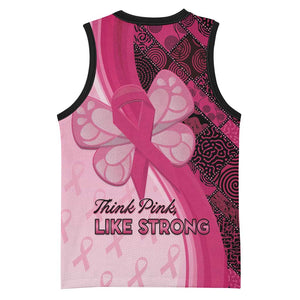 Breast Cancer Awareness Basketball Jersey Think Pink - African Pattern LT15
