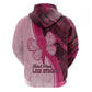 Breast Cancer Awareness Hoodie Think Pink - African Pattern - African Pride