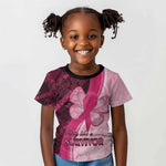 Breast Cancer Awareness Kid T shirt Think Pink - African Pattern - African Pride