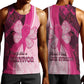 Breast Cancer Awareness Men Tank Top Think Pink - African Pattern - African Pride