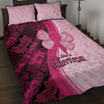 Breast Cancer Awareness Quilt Bed Set Think Pink - African Pattern - African Pride