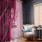 Breast Cancer Awareness Window Curtain Think Pink - African Pattern - African Pride