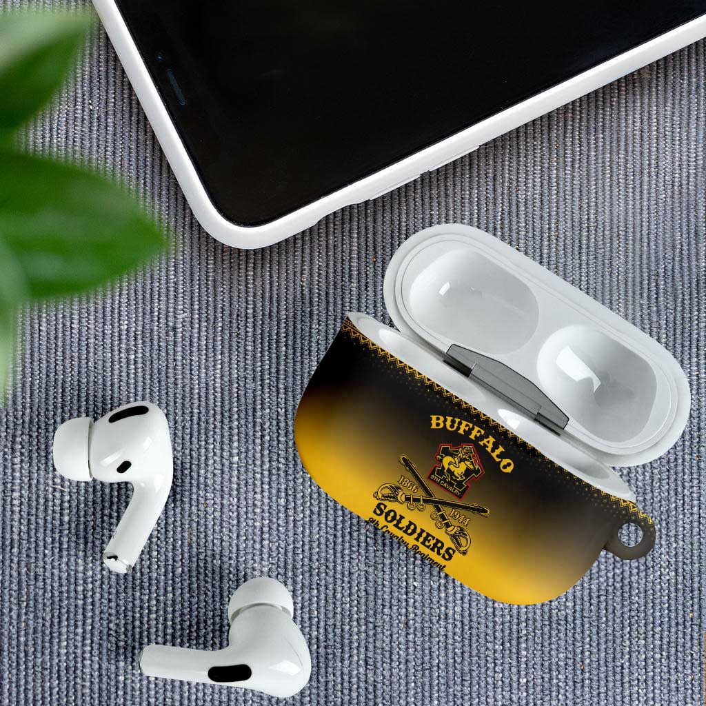 Buffalo Soldiers Christmas AirPods Case 9th Cavalry Regiment